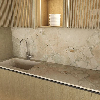 Breccia Aurora Natural-Countertop Beige